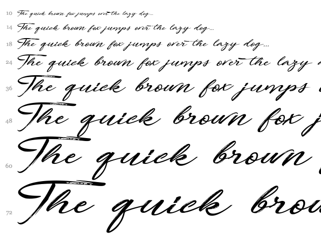 Fortunates December font waterfall